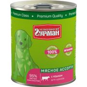 Гурман МА 340,0 д/щенков с языком 2504  1/12*