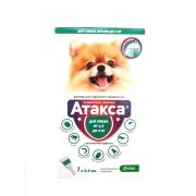 Атакса д/собак р/р для наруж примен 0,4 мл от 1,5 до 4кг КРКА