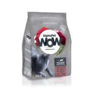 AlphaPet WOW Superpremium 0,35 кг д/кошек и котов взрослых домашних c говядиной и печенью  1/14 1515